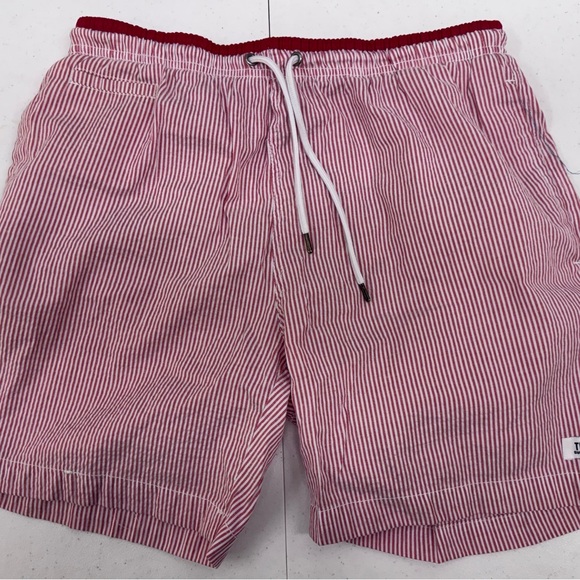 Trunks swim shorts Red and White Striped Shorts - Picture 1 of 4